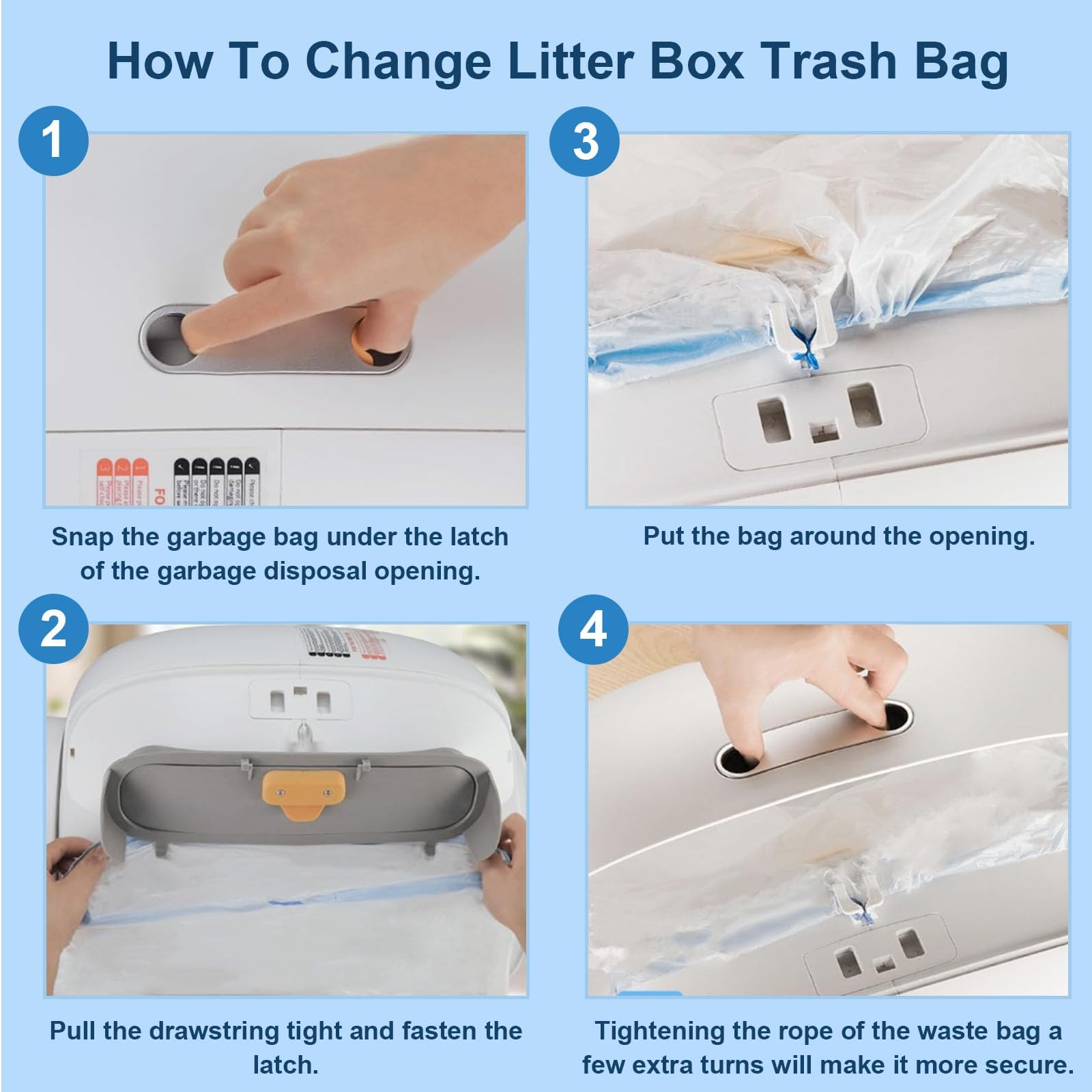 ZPSOX bags help keep a fresher home with hygienic litter changes.