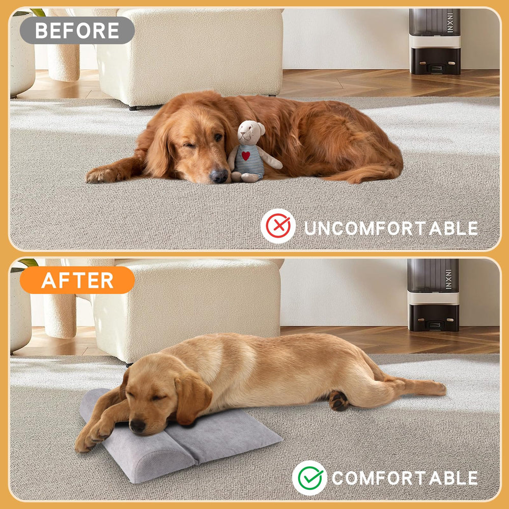 ZQJKLE dog bolster pillow neck-support helps gentle cervical alignment during snoozes.