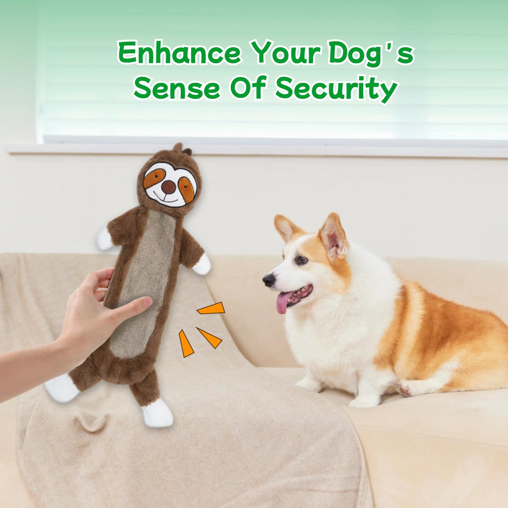 Zrbtk squeaky crinkle toy provides engaging sound for active dogs.