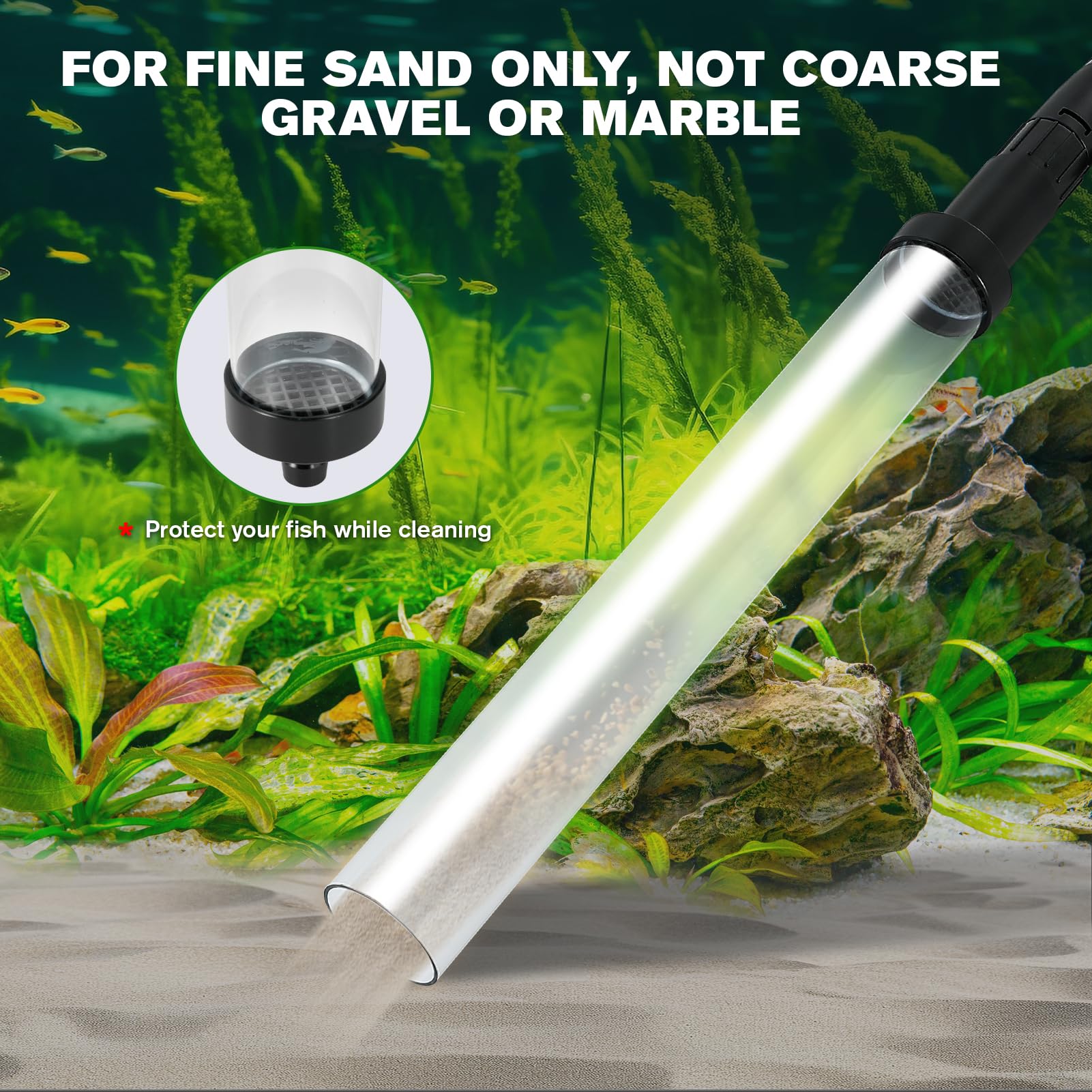 ZRDR water changer with BPA-free ABS components supports safe, quiet tank maintenance.