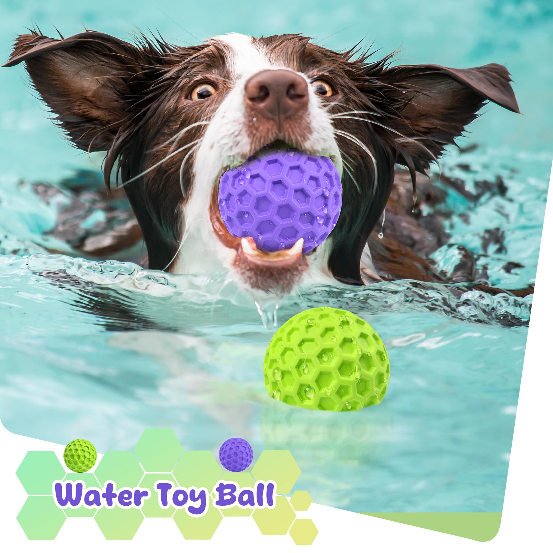 ZRIFAQESW bright-colored dog toy helps locate it quickly during fetch and play.