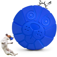zrifaquesw indestructible dog toy ball with crisp squeak boosts engagement during play