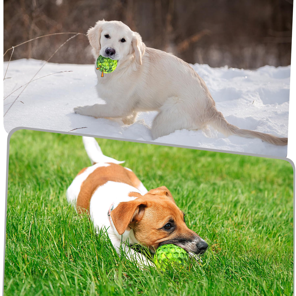 ZRIFAQESW large-dog-interactive-toy in bright colors for easy tracking.