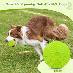 ZRIFAQESW squeaky ball closeup with crisp sound cue.