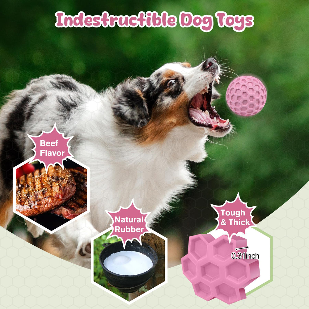 ZRIFAQESW squeaky dog toy in action adds interactive fun during chewing.