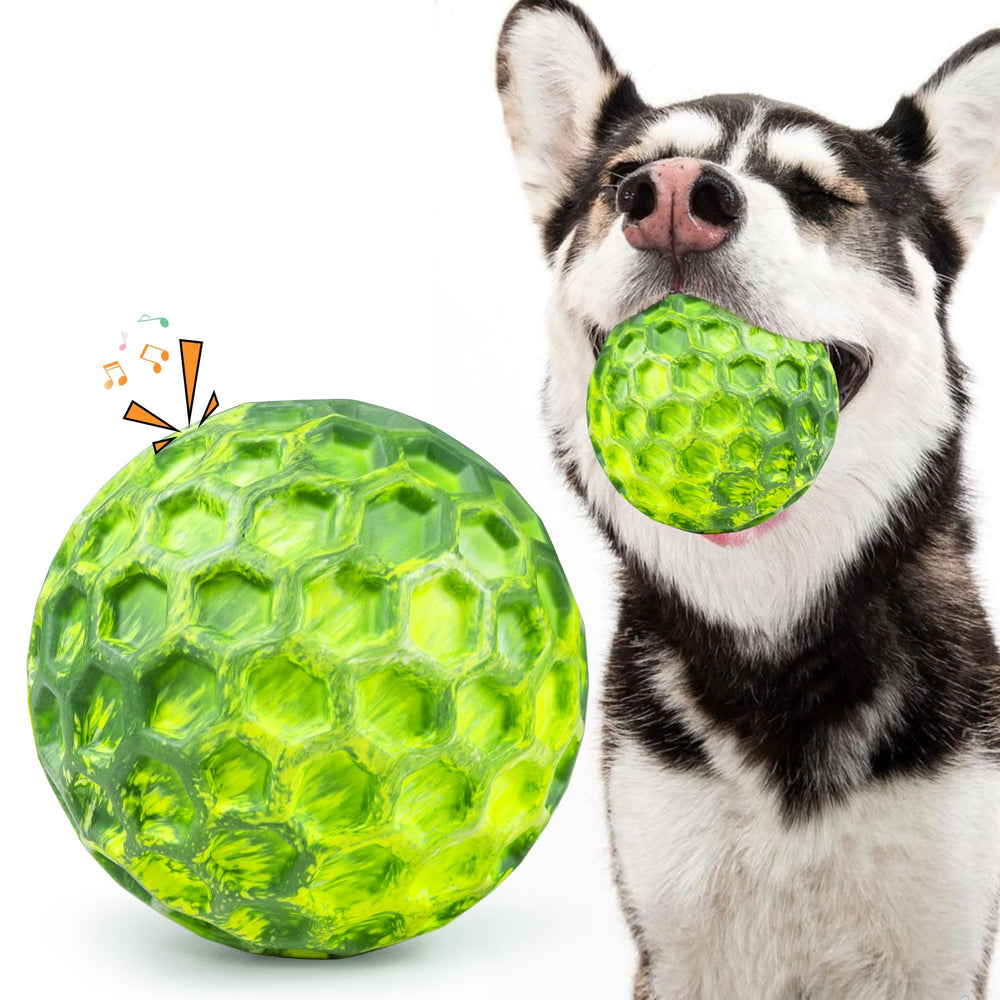 ZRIFAQESW tough-dog-chew-ball for energetic play and chewing relief.