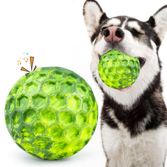 ZRIFAQESW tough-dog-chew-ball for energetic play and chewing relief.
