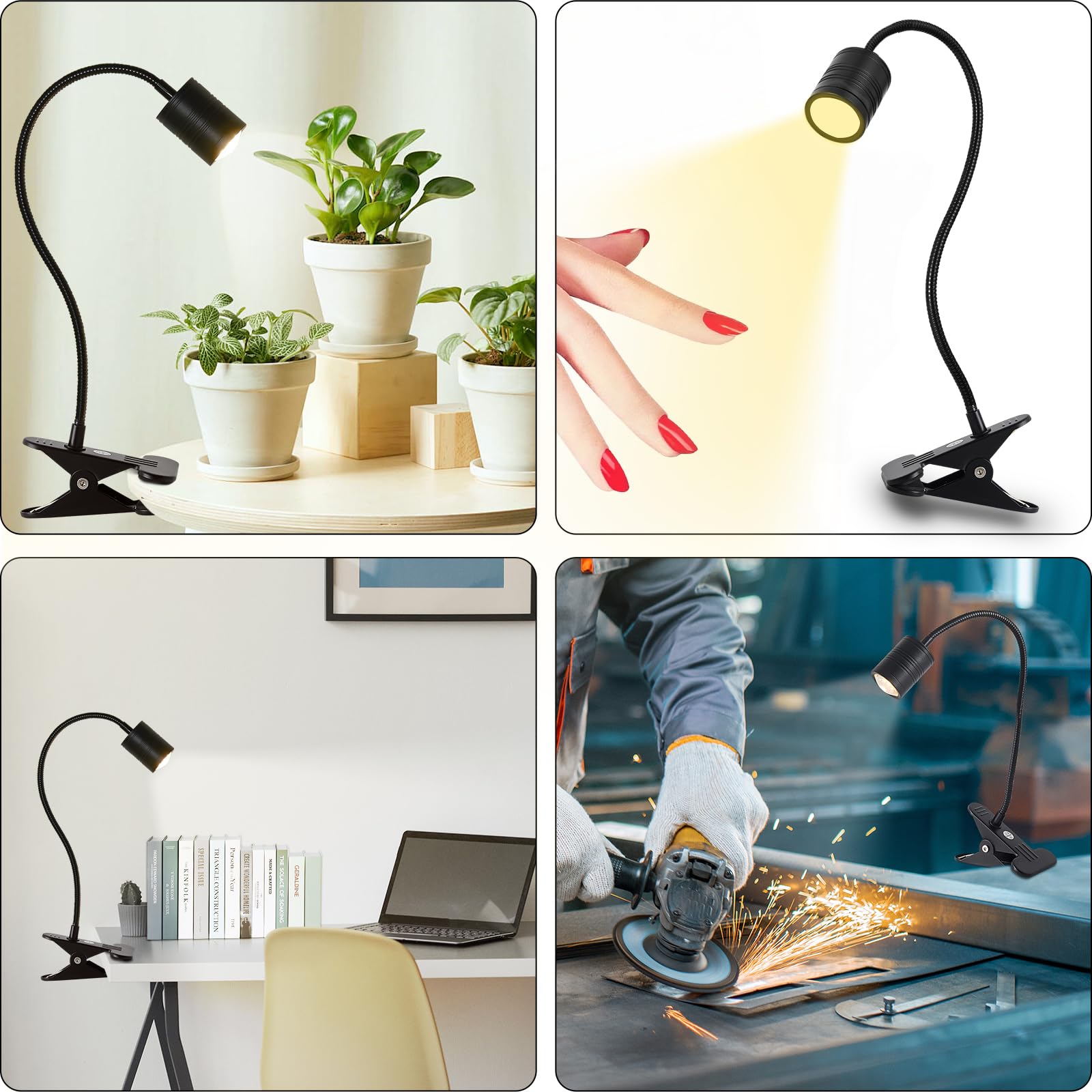 ZRPSSGE clip-on light color switches offer 3000K-6000K modes for mood lighting