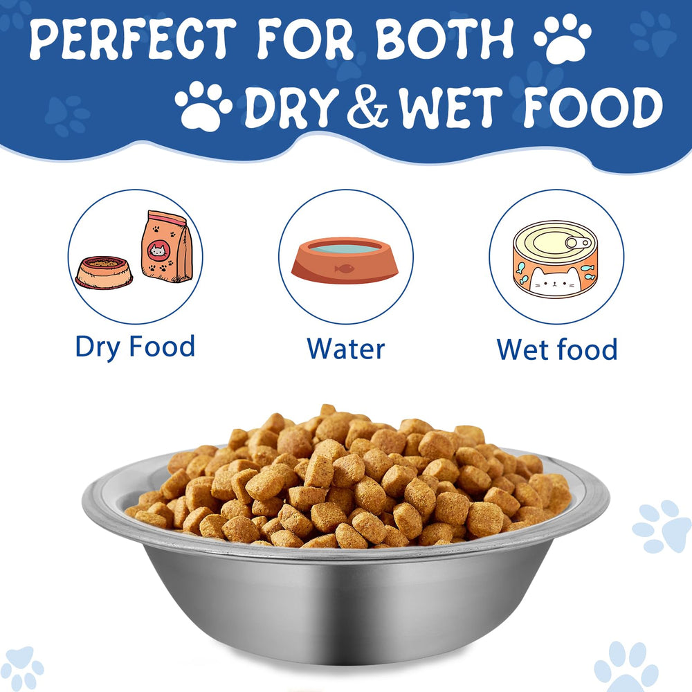 ZUFECY cat bowls non-tip base photo emphasizes stable feeding on any floor