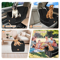 Zuffeloria dog car seat removable washable cover for easy cleaning