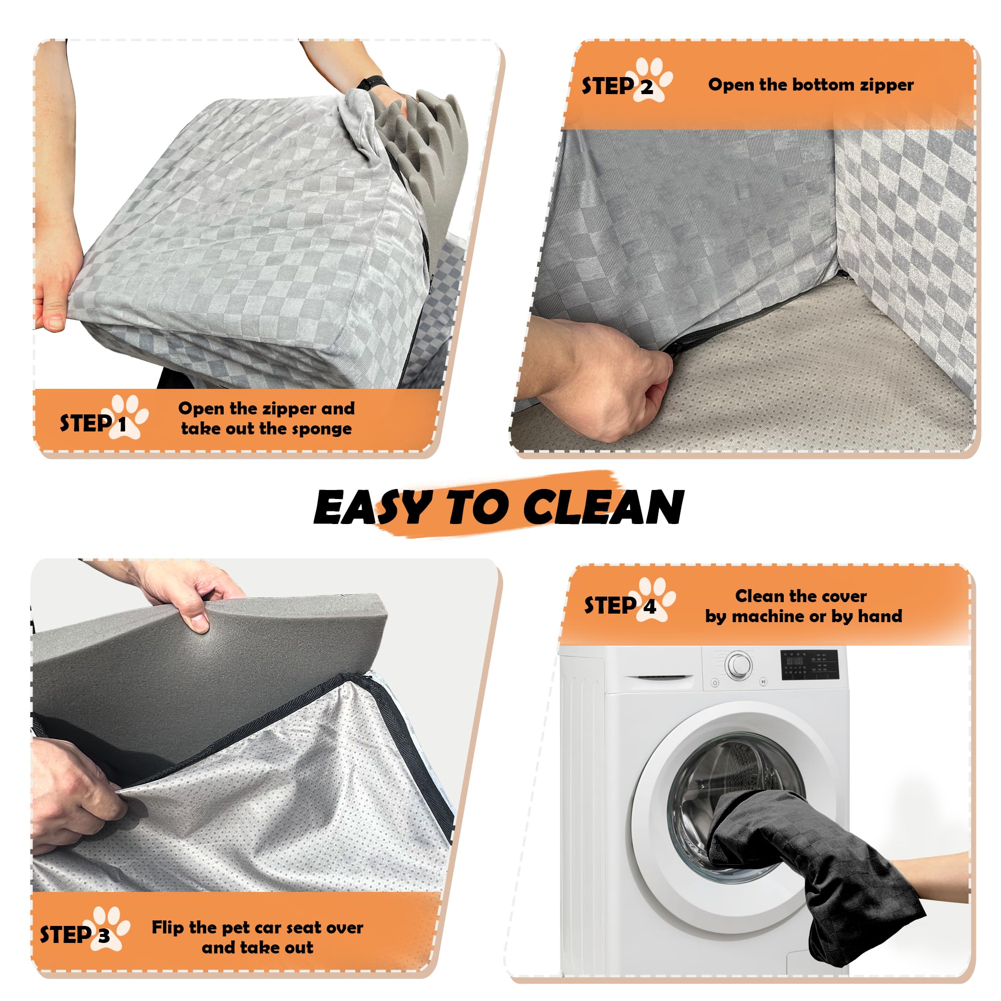 Zuffeloria elevated pet seat in car showcases window view and versatile use.