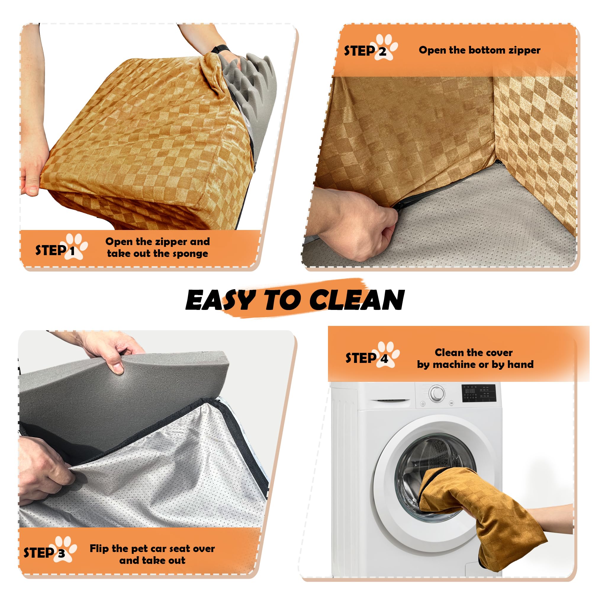 Zuffeloria booster fits front and back seats for versatile travel.