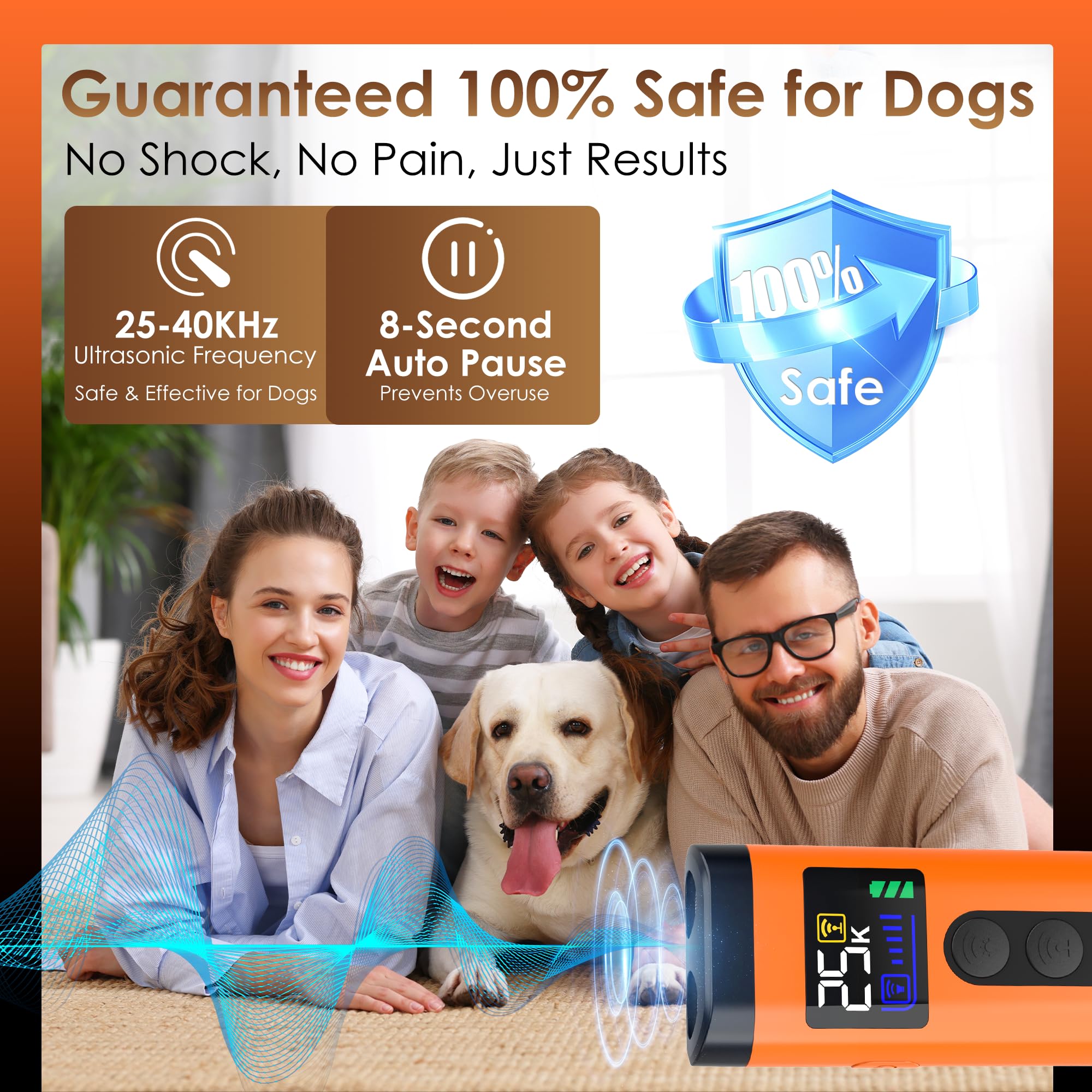 ZUIBAS large HD display shows mode and battery with auto shut-off safety.