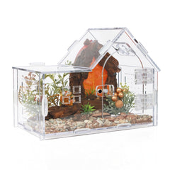 ZUIFIANLE magnetic acrylic jumping spider enclosure front view for quick observation