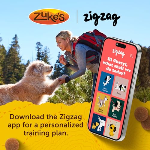 Porciones pequeñas de Zuke's Mini Naturals para premiar conductas.