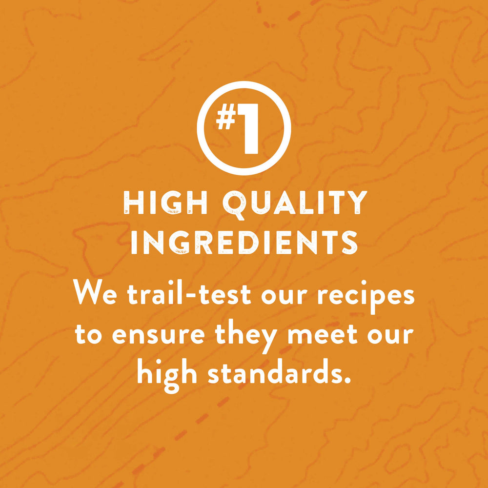 Zuke’s Hip Action peanut butter first ingredient implies protein-rich bites.