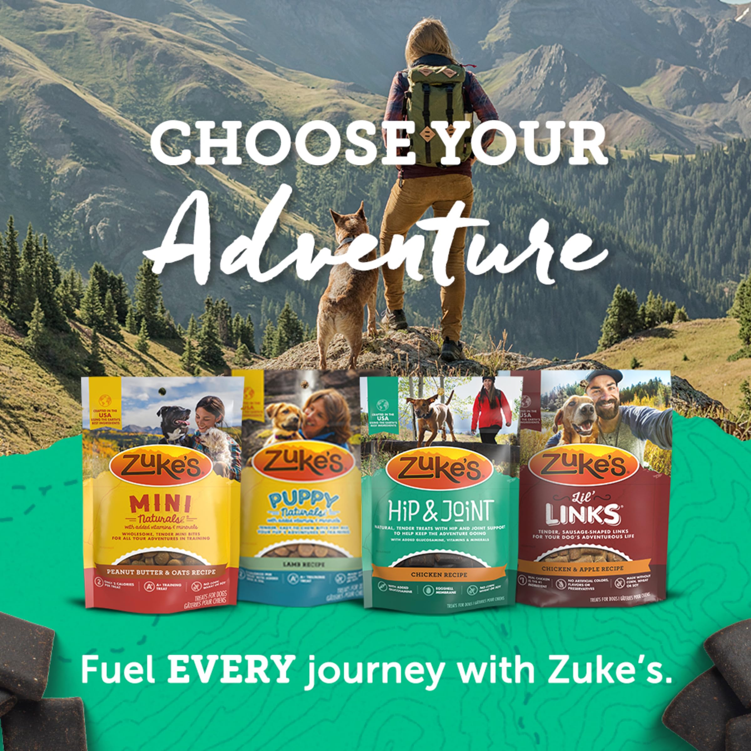 Zuke’s Hip and Joint formula contains no corn, wheat, or soy.
