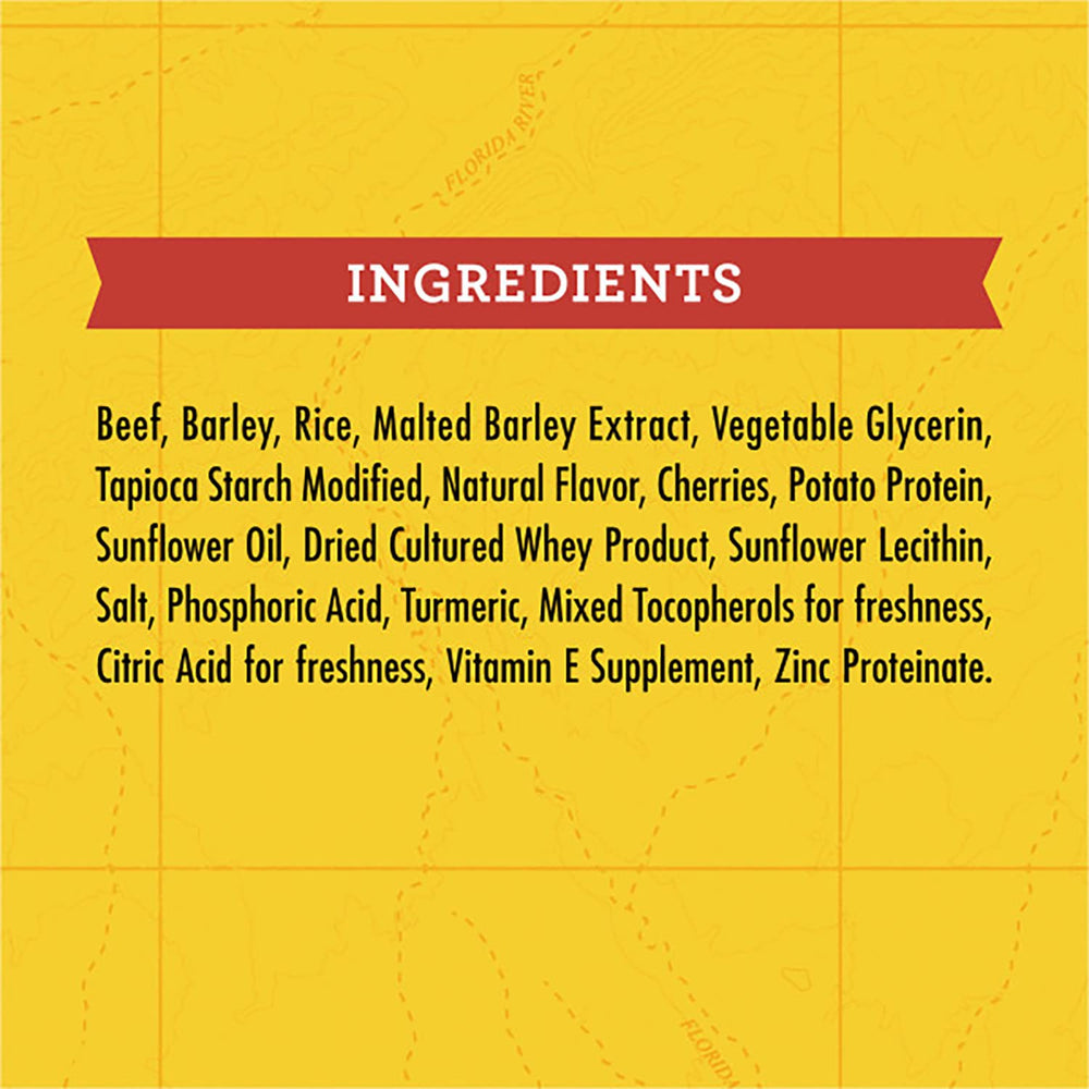 Zuke's Mini Naturals soft-chewy texture ideal for quick training moments.