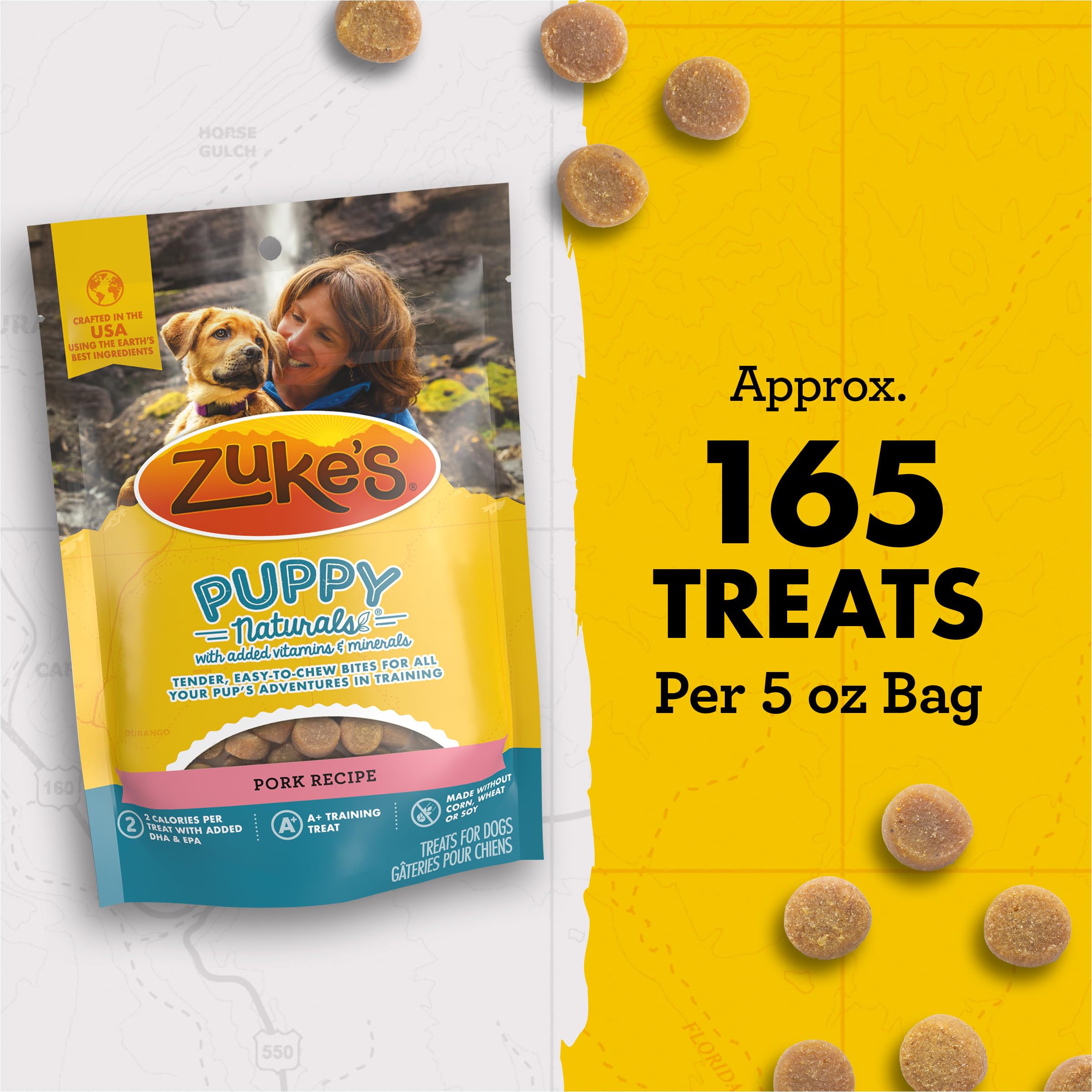 Zuke's Puppy Naturals are grain-free with no corn, wheat, or soy.