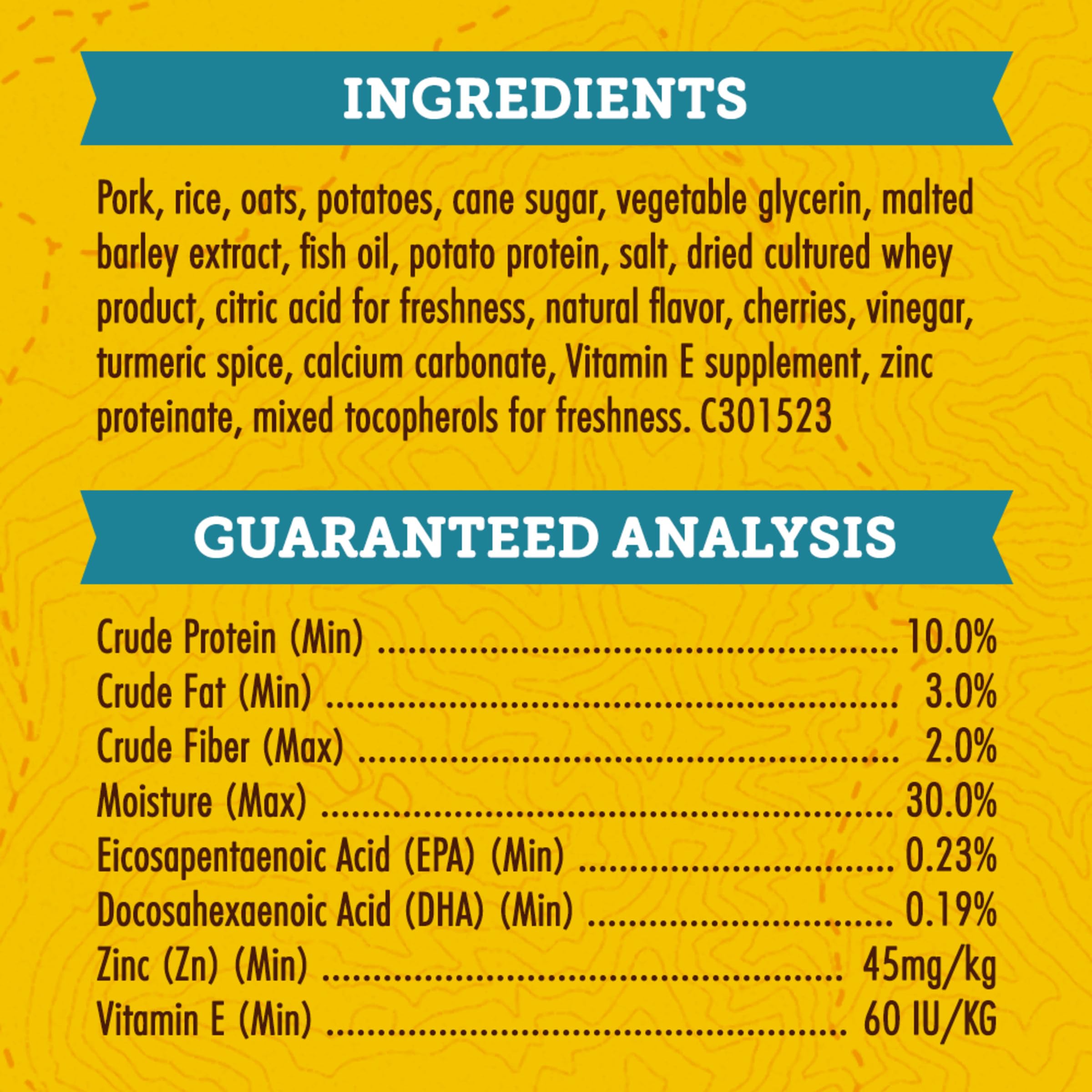 Zuke's Puppy Naturals treats crafted in the USA with quality ingredients.