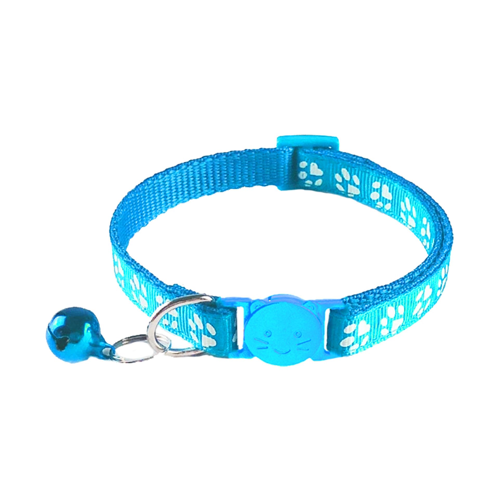 Zulinlong cat bell collar sky blue features a removable bell for wildlife alerting.