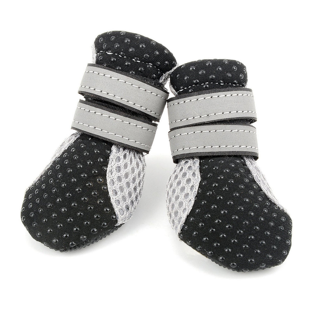 Zunea dog boots protecting paws from hot pavement and rough ground