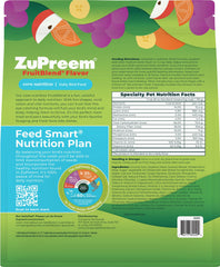 ZuPreem Made in USA badge on FruitBlend packaging signals trusted quality.