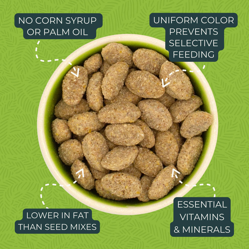 ZuPreem natural pellets for African Grey, supporting vitamins and minerals intake