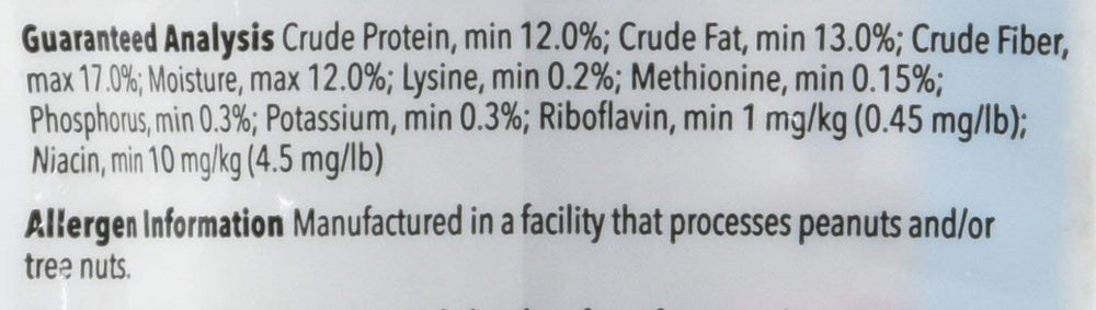 Varied textures in ZuPreem Sensible Seed encouraging foraging and curiosity