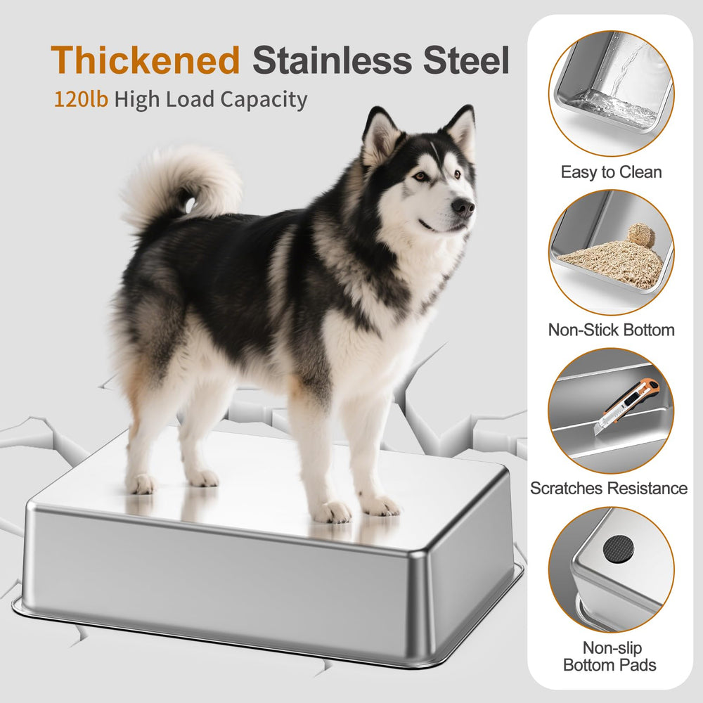 Zuqqony XXXL anti-spill design helps keep floors tidy during use.