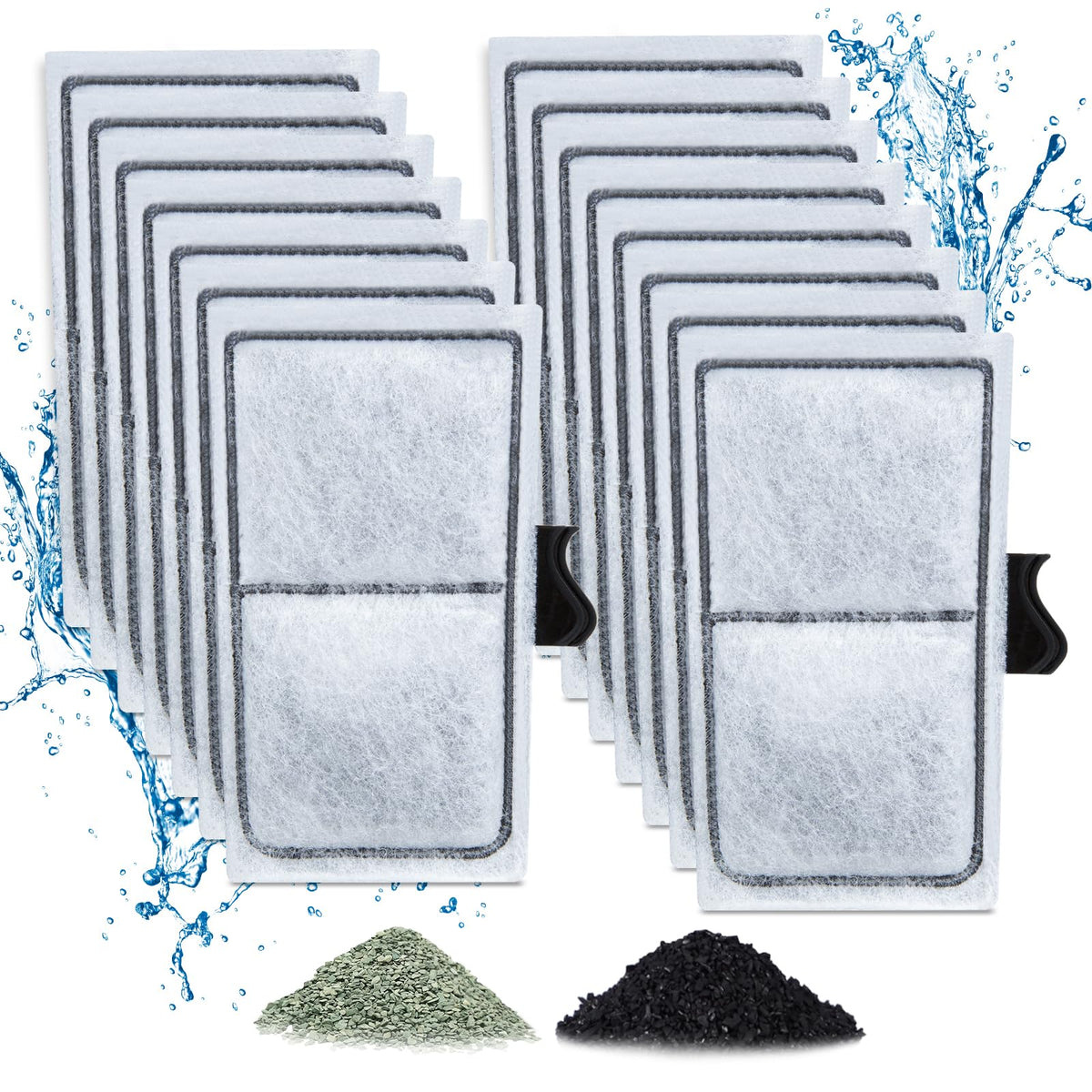 Zuqqony bf5-bettaflo-filter-cartridge-1 installed in the filter chamber for clean water.