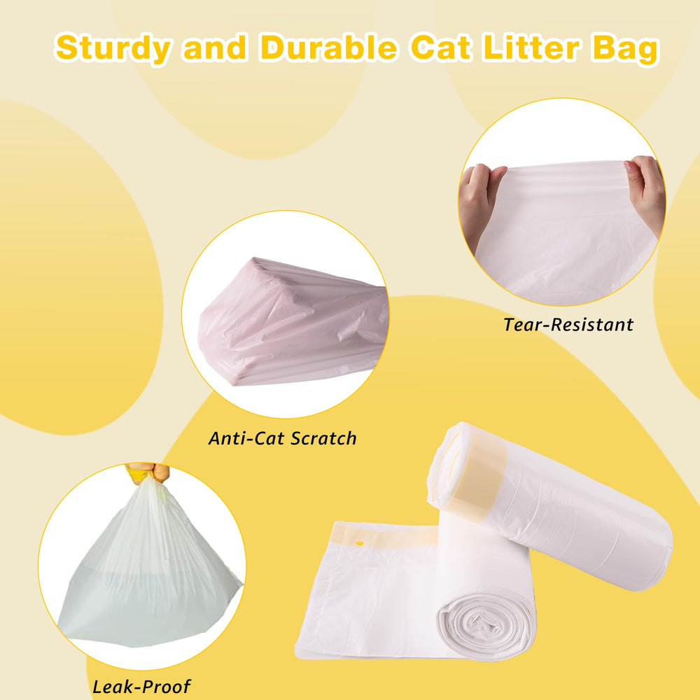 Zuqqony drawstring litter bags simplifying cleanup and bag disposal