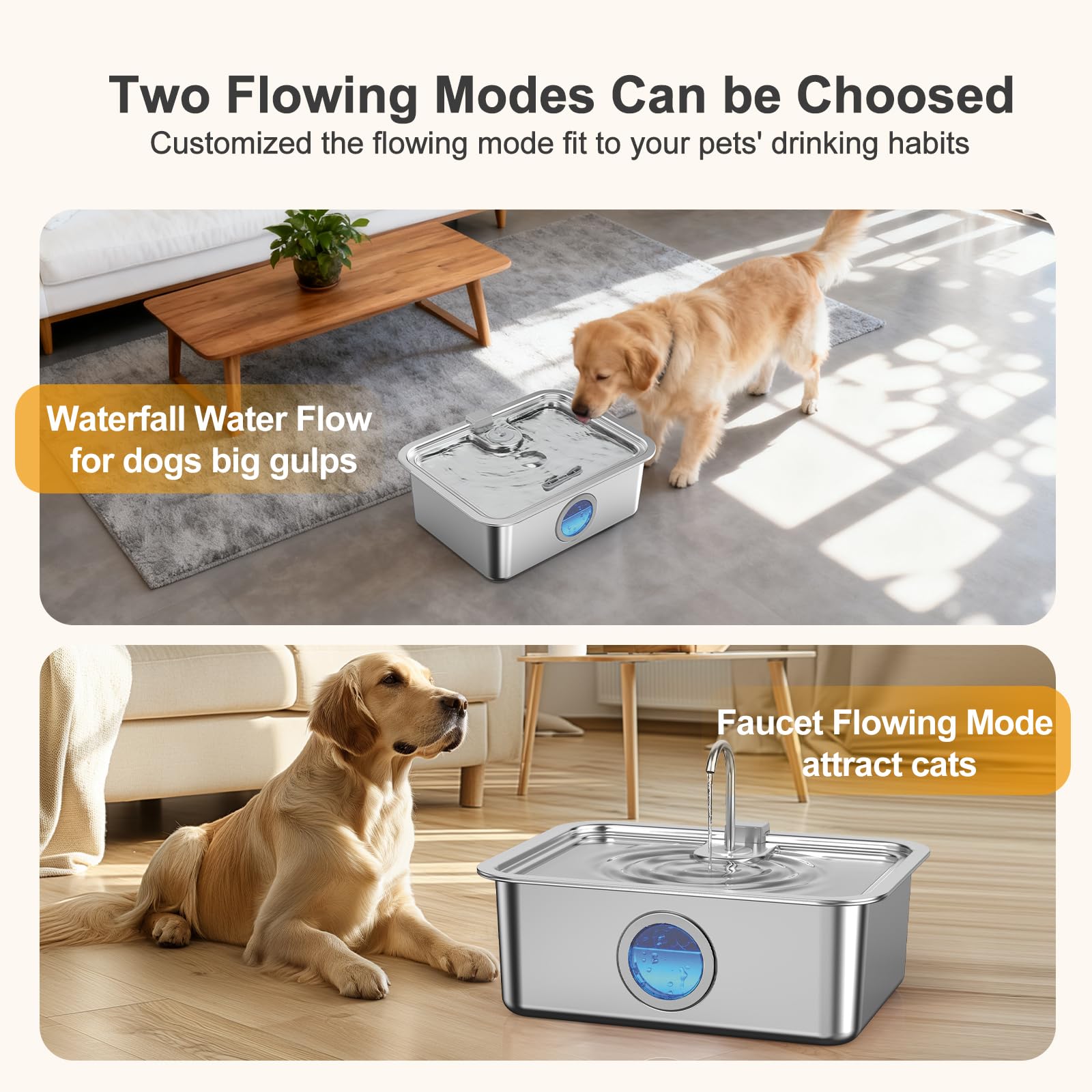 Zuqqony DYSJ03 five-stage filtration maintains clean, fresh water.