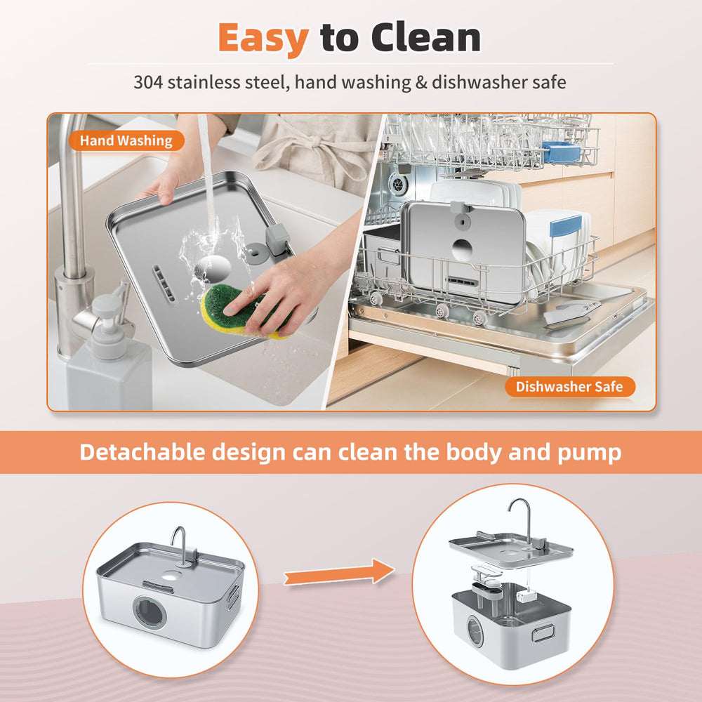 Zuqqony easy-clean setup shown for quick maintenance.