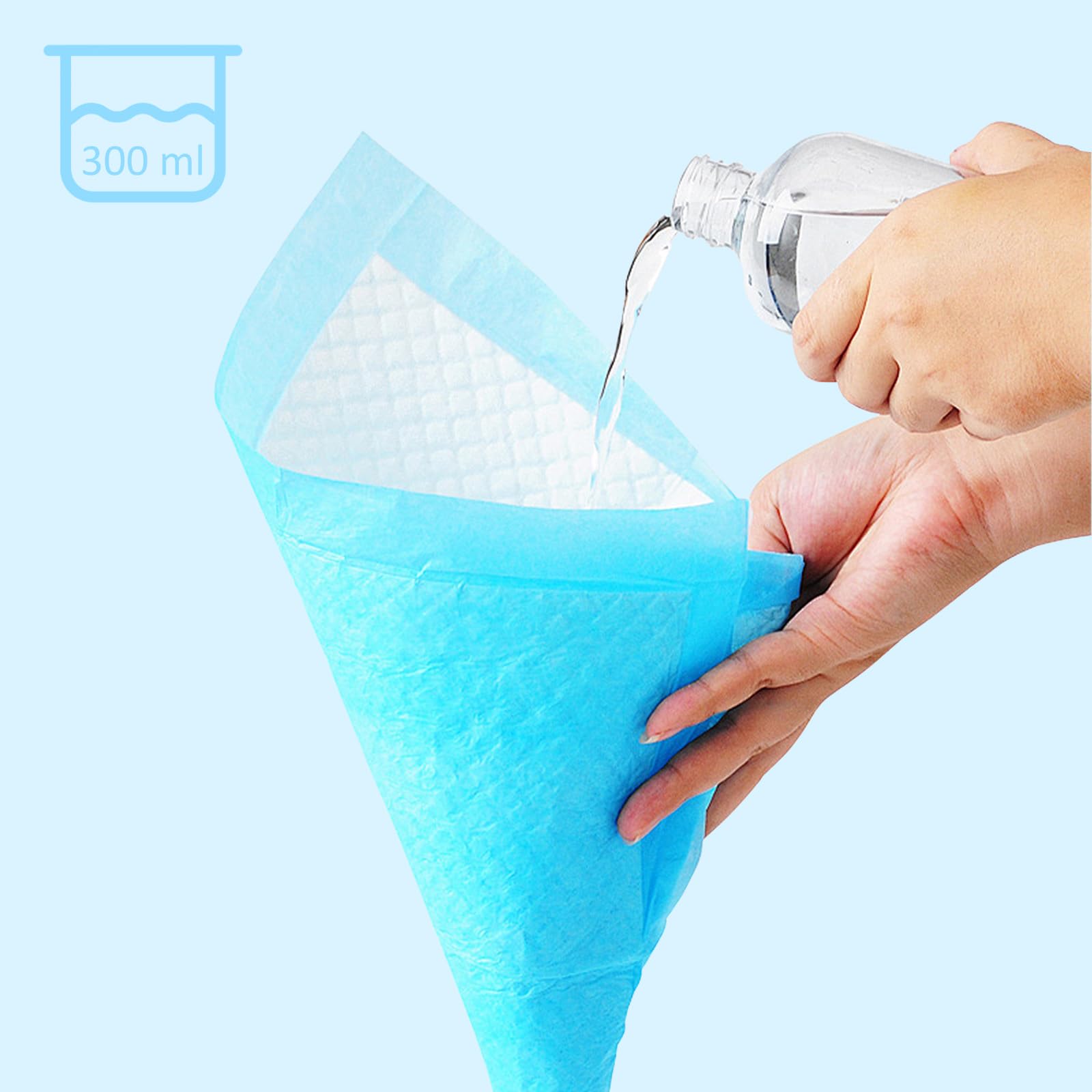 Zuqqony easy-clean litter pad rolled for disposal and replacement