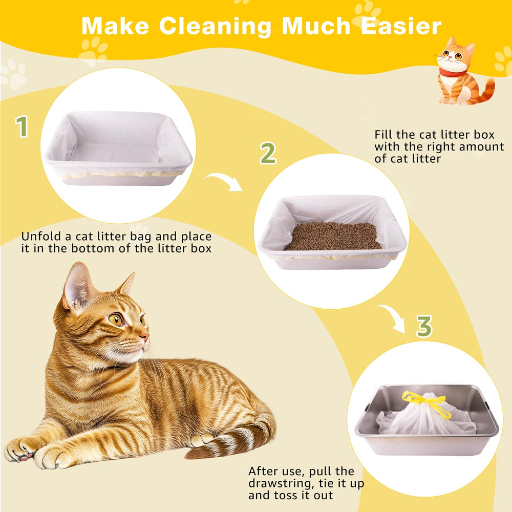 Zuqqony easy-cleanup liner aiding mess-free litter changes