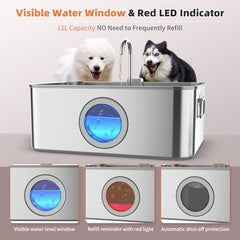 Zuqqony quiet pump and faucet flow options for calm drinking.