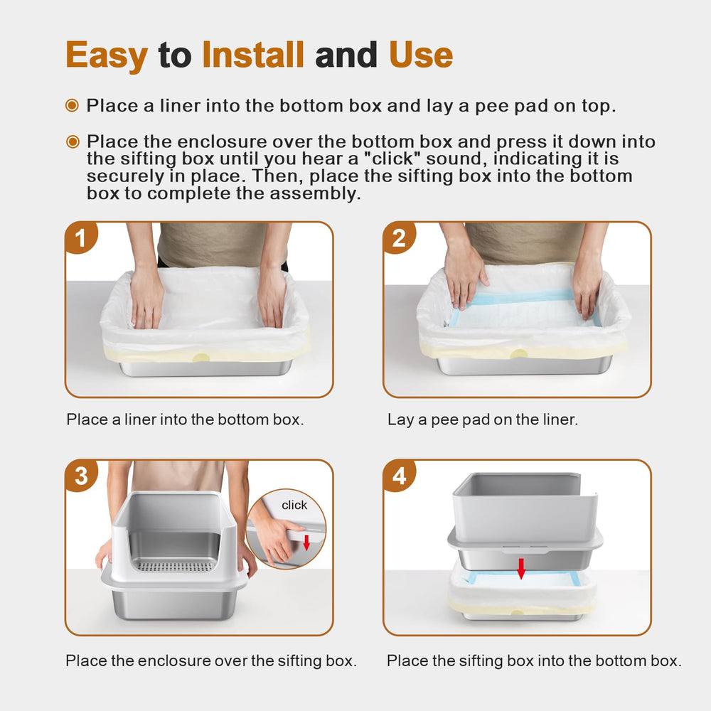 Zuqqony removable lid for spill prevention and versatile litter use.