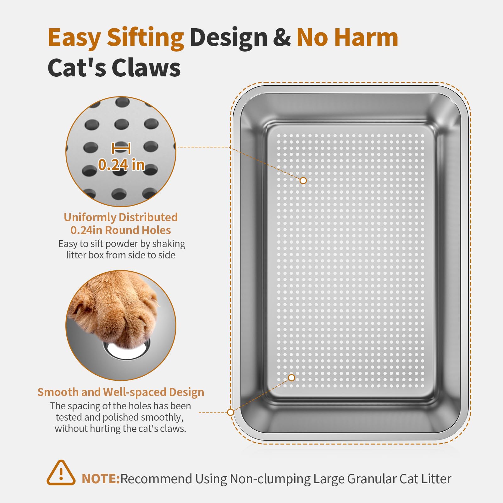 Zuqqony semi-enclosed design helps curb odors in busy households.