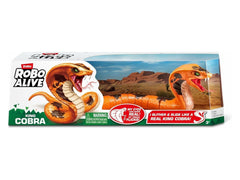 Zuru Alive Cobra Real packaging close-up for gift-ready excitement and curiosity.