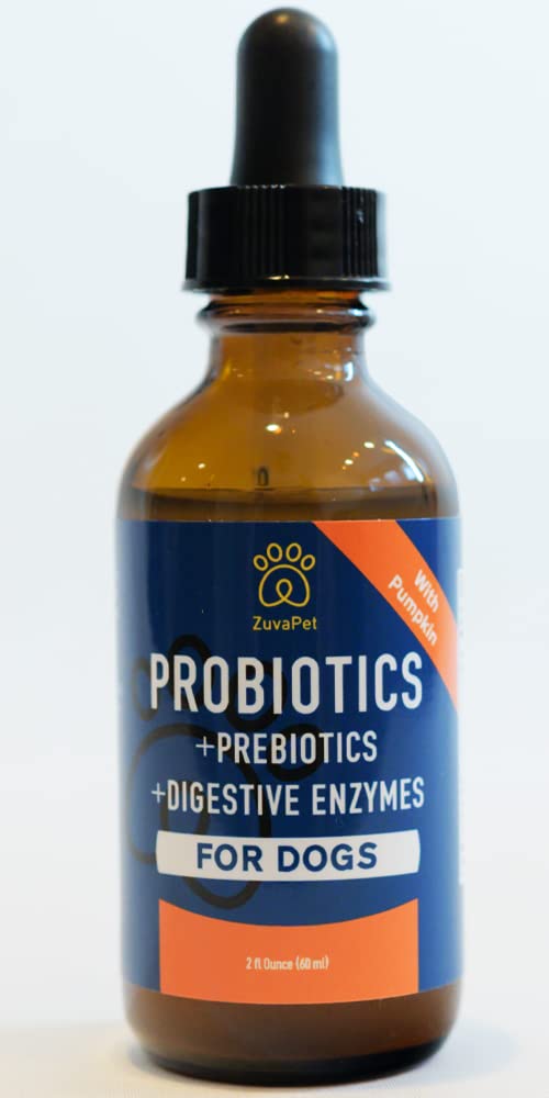 ZuvaPet Probiotics packaging hints at potential coat glow through better digestion.