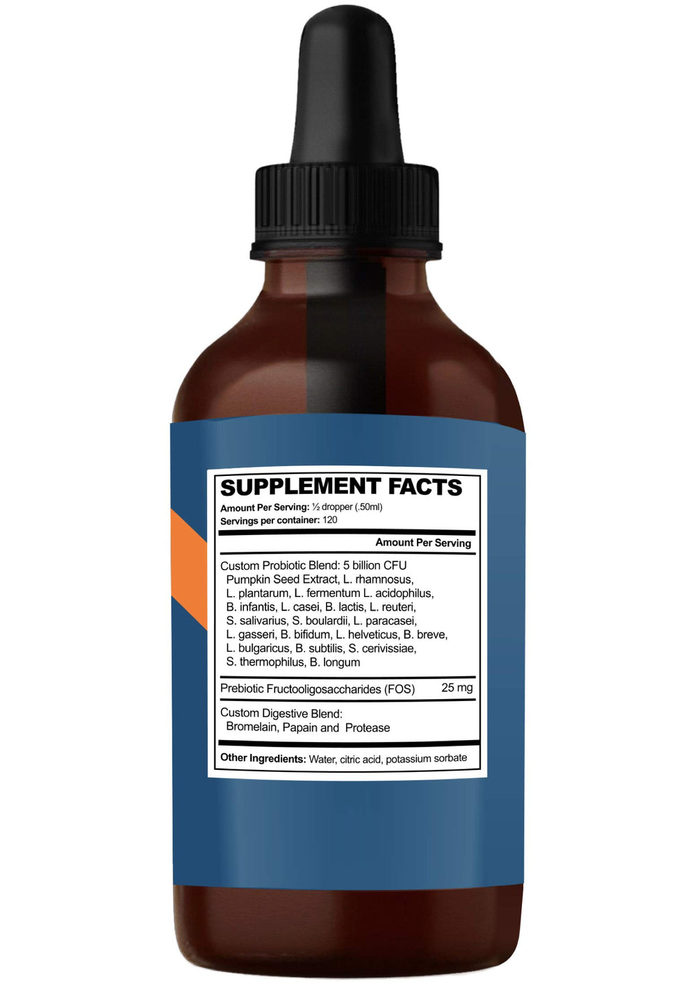 ZuvaPet Probiotics pumpkin ingredient label signaling natural digestive support.