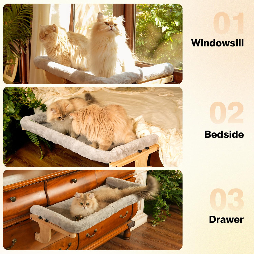 Zuvmi versatile perch usable on decks for multi-cat homes.