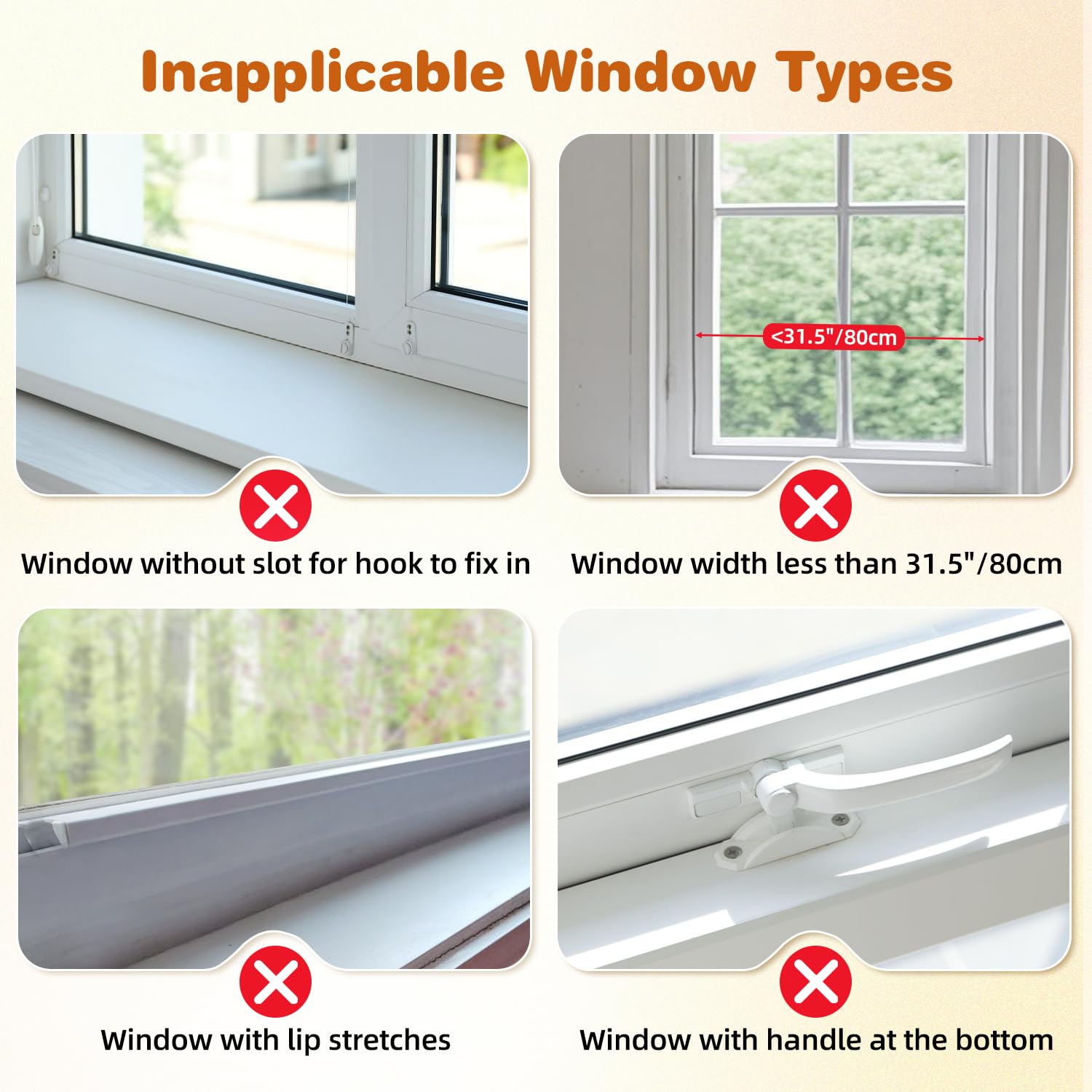 Zuvmi adjustable hook shows window-fit flexibility for various sills.
