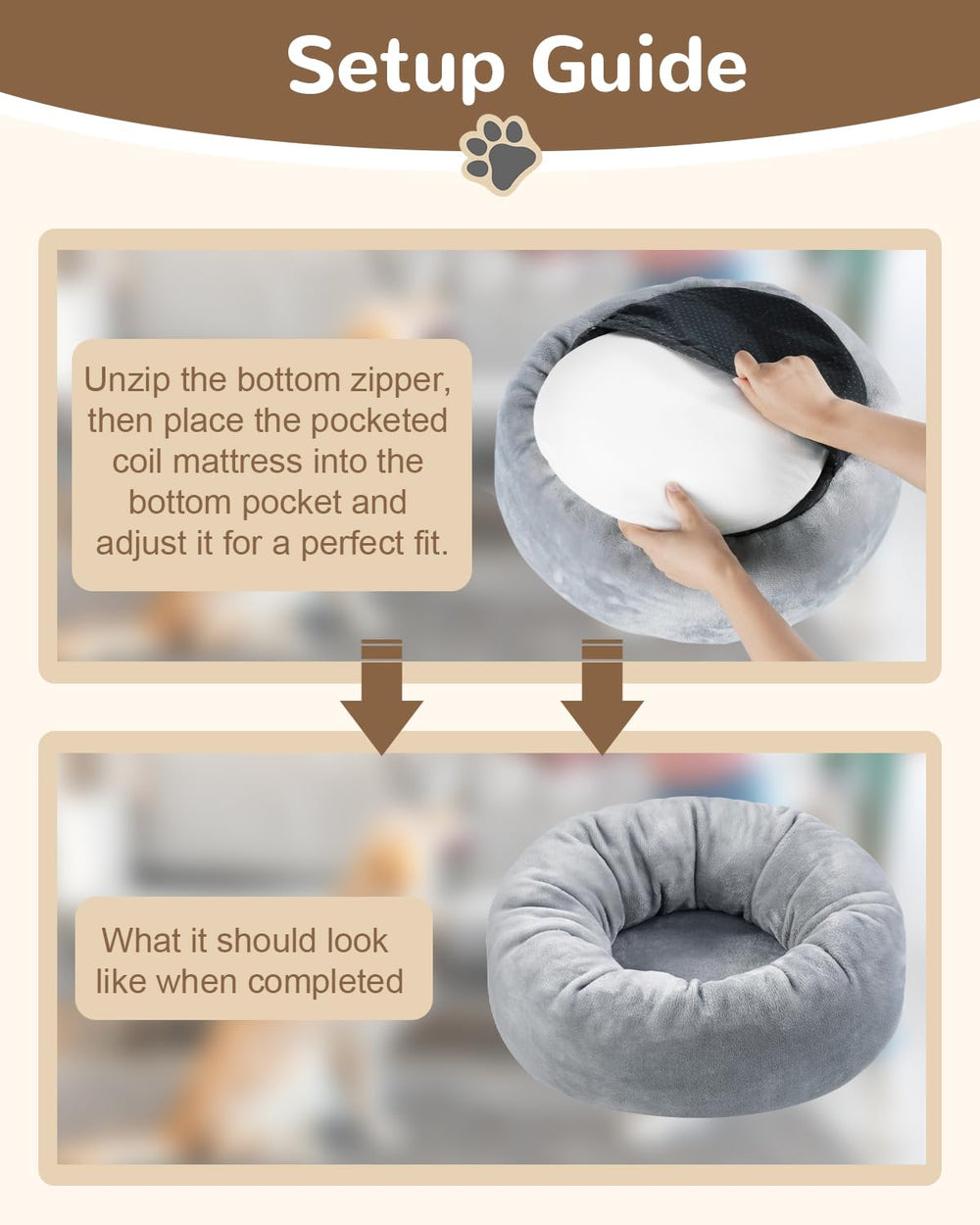 Zuvmi plush PP cotton padding adds gentle cushioning and security.