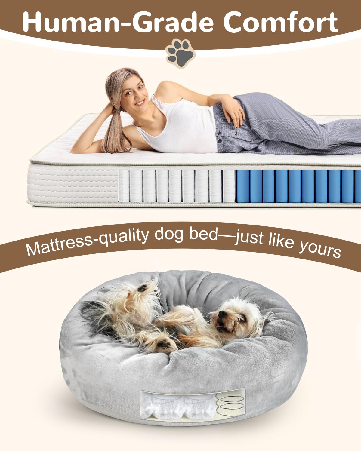 Zuvmi removable-bottom mattress enables easy cleaning and quick freshening.