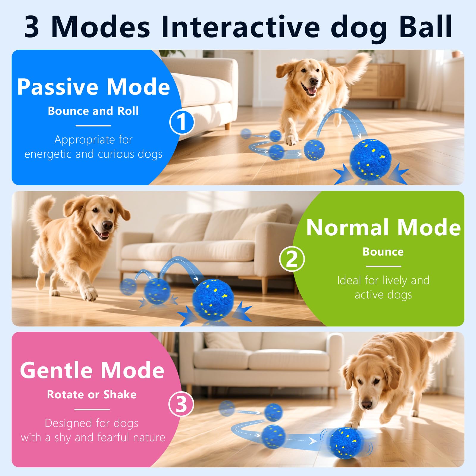 Zuykjeagle ball diameter 3.15 inches is easy for dogs to grip