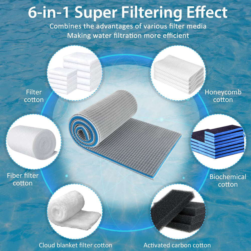 ZVAWDR stereo hydrophobic fiber cotton captures fine particles for clarity.