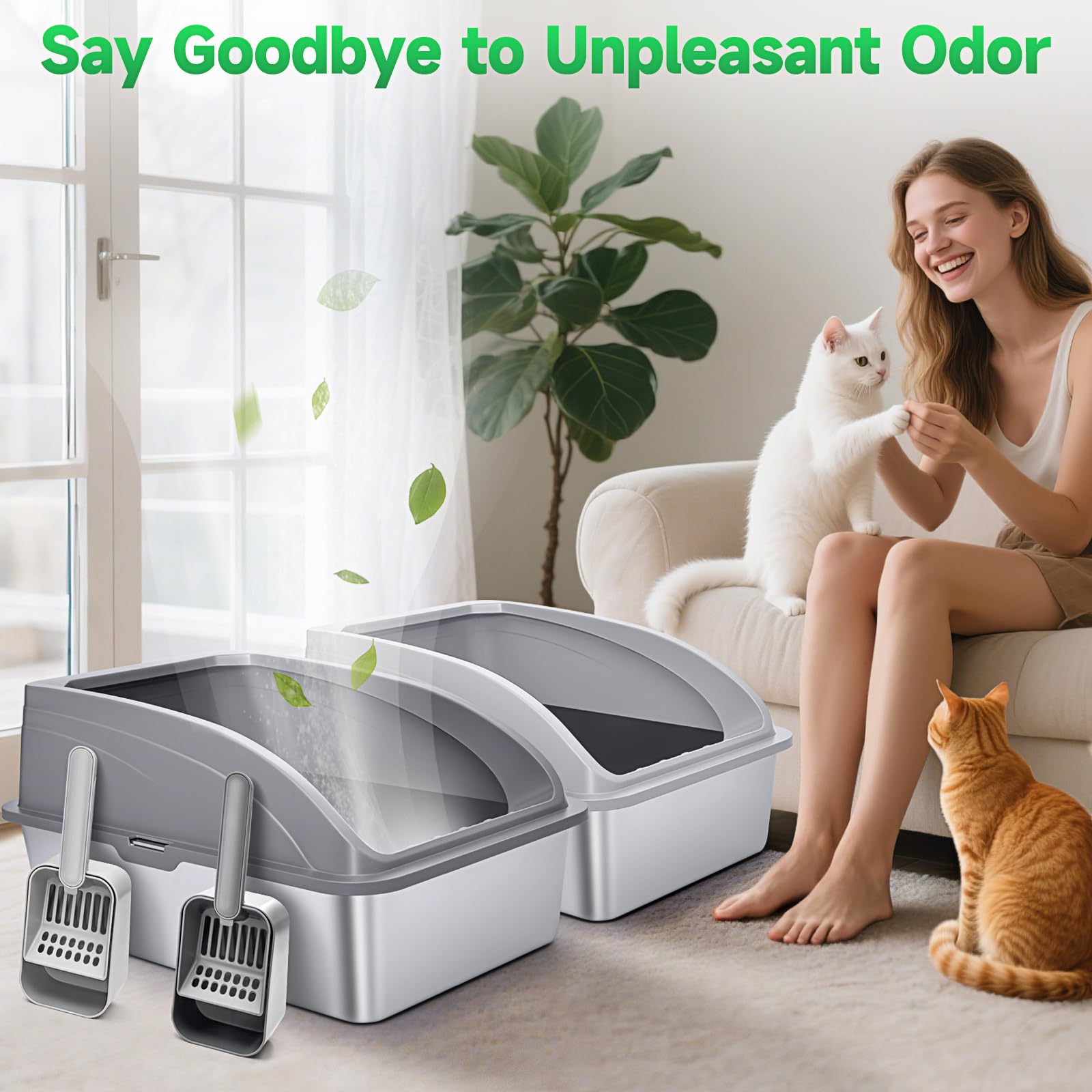 ZVBEK anti-skid bottom pads protect floors during use.