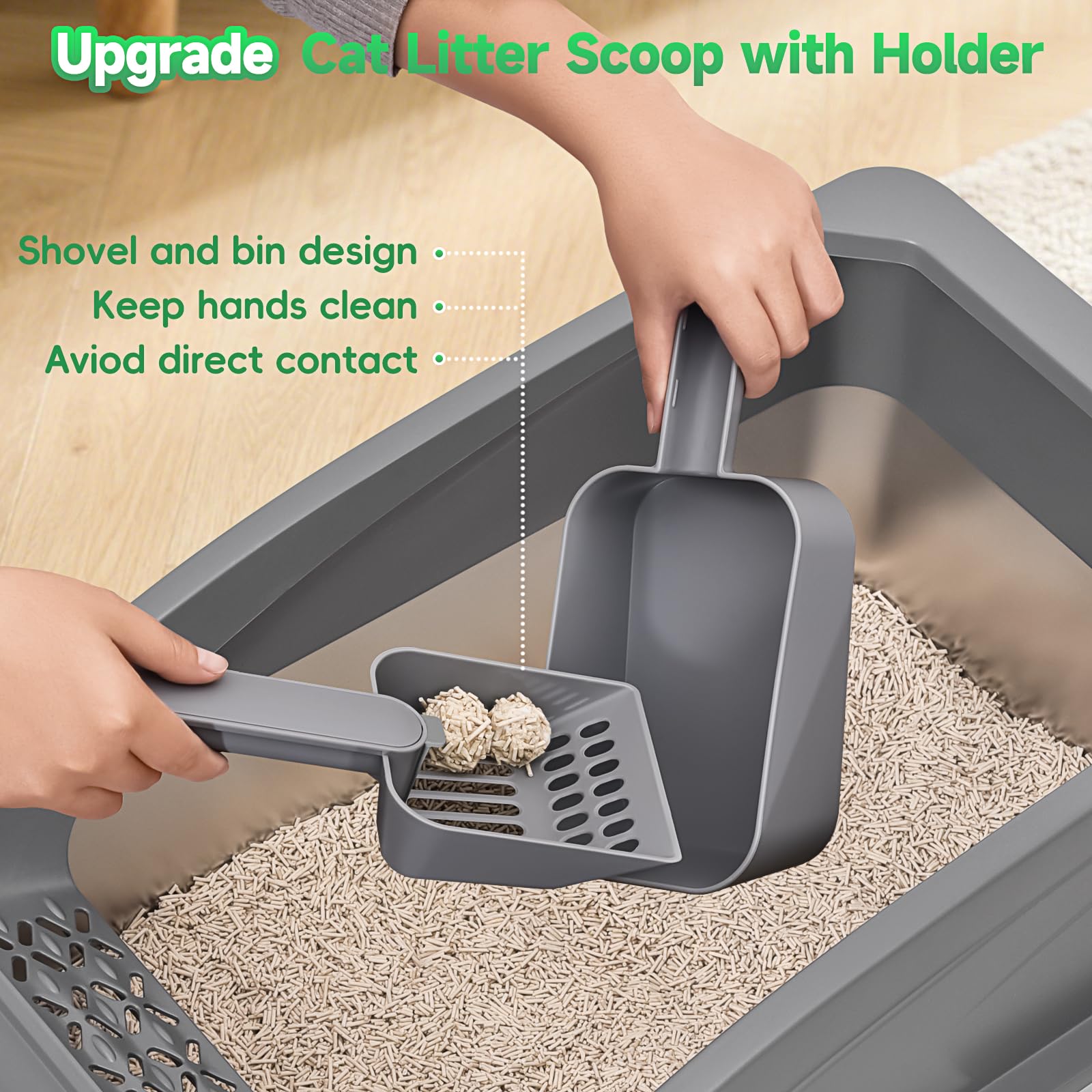 ZVBEK overlap-top design reduces leakage while keeping litter contained.